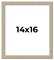 14x16 Thin Barnwood Picture Frame with UV-Resistant Acrylic & Acid Free Backing, Available in 2 Paint Finishes - Grey and Black